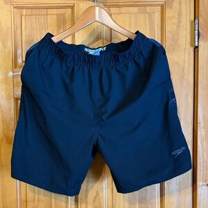 Men’s Speedo FIT Black Lined Shorts